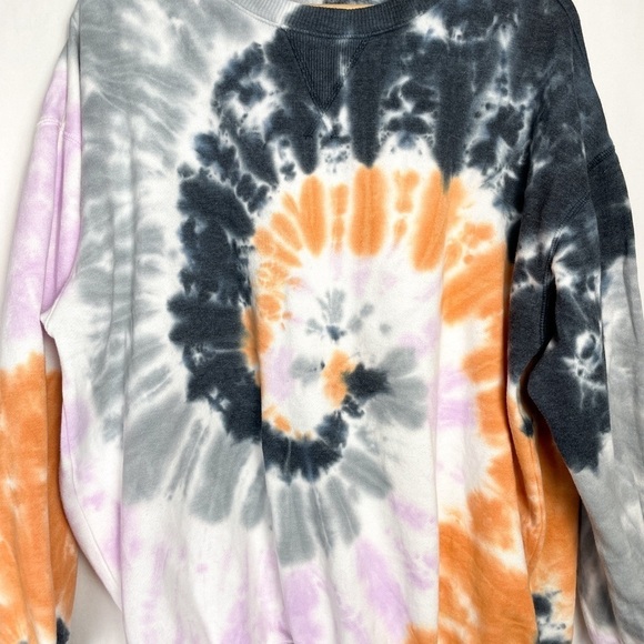 Aeropostle Sz. S Tie-Dye Oversized Crew Sweatshirt - Picture 6 of 12